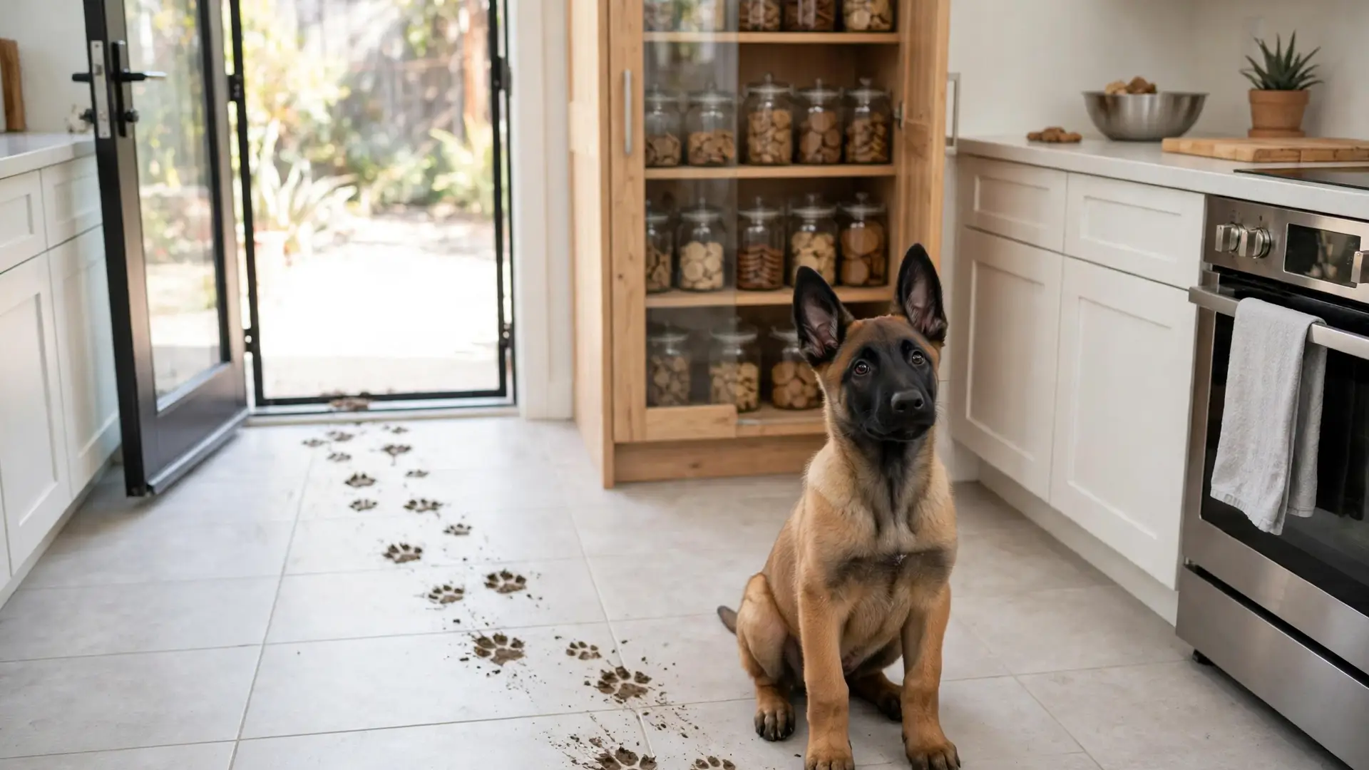 Mac and the Case of the Muddy Paw Prints